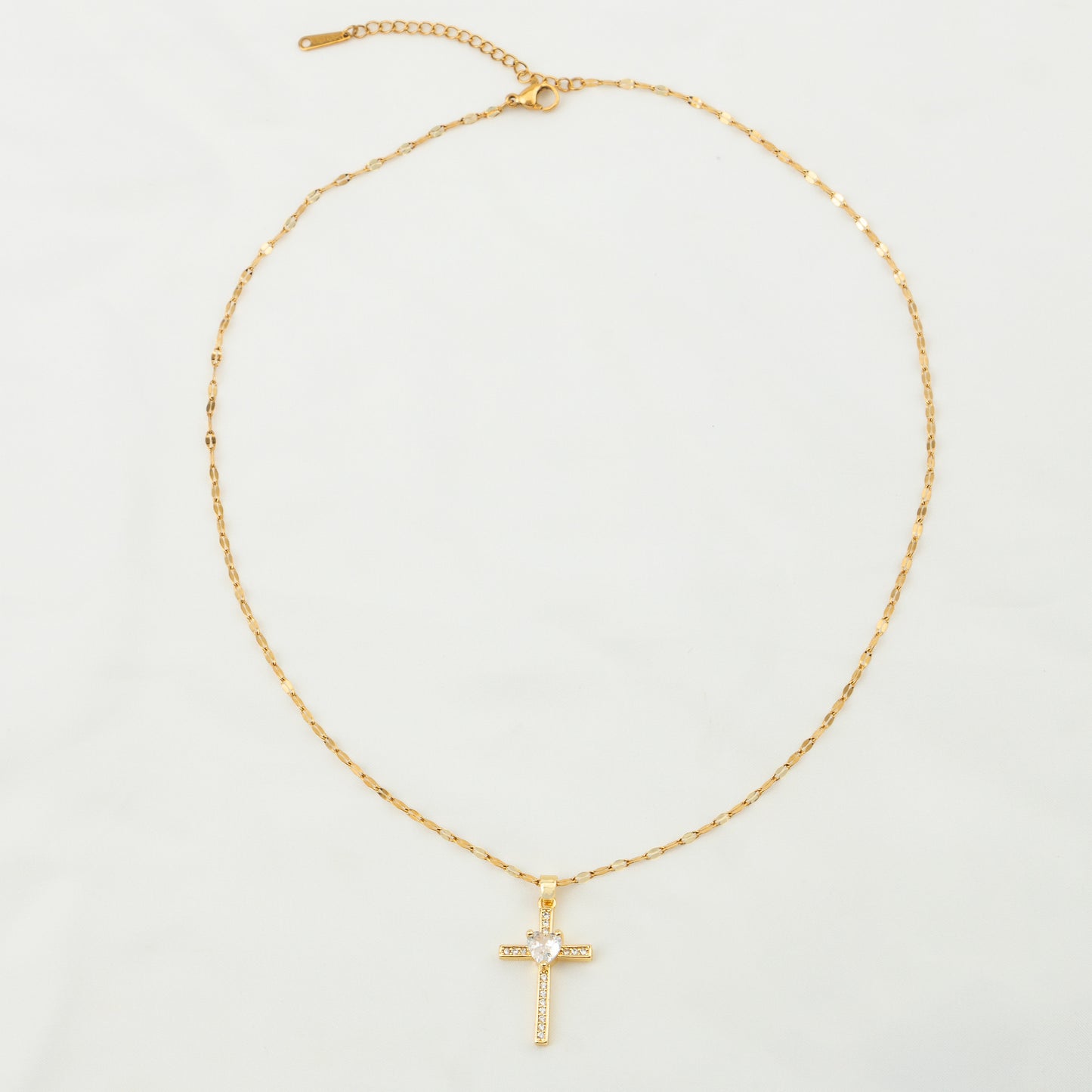 COLLAR CRUCIFIXO CIRCONITAS
