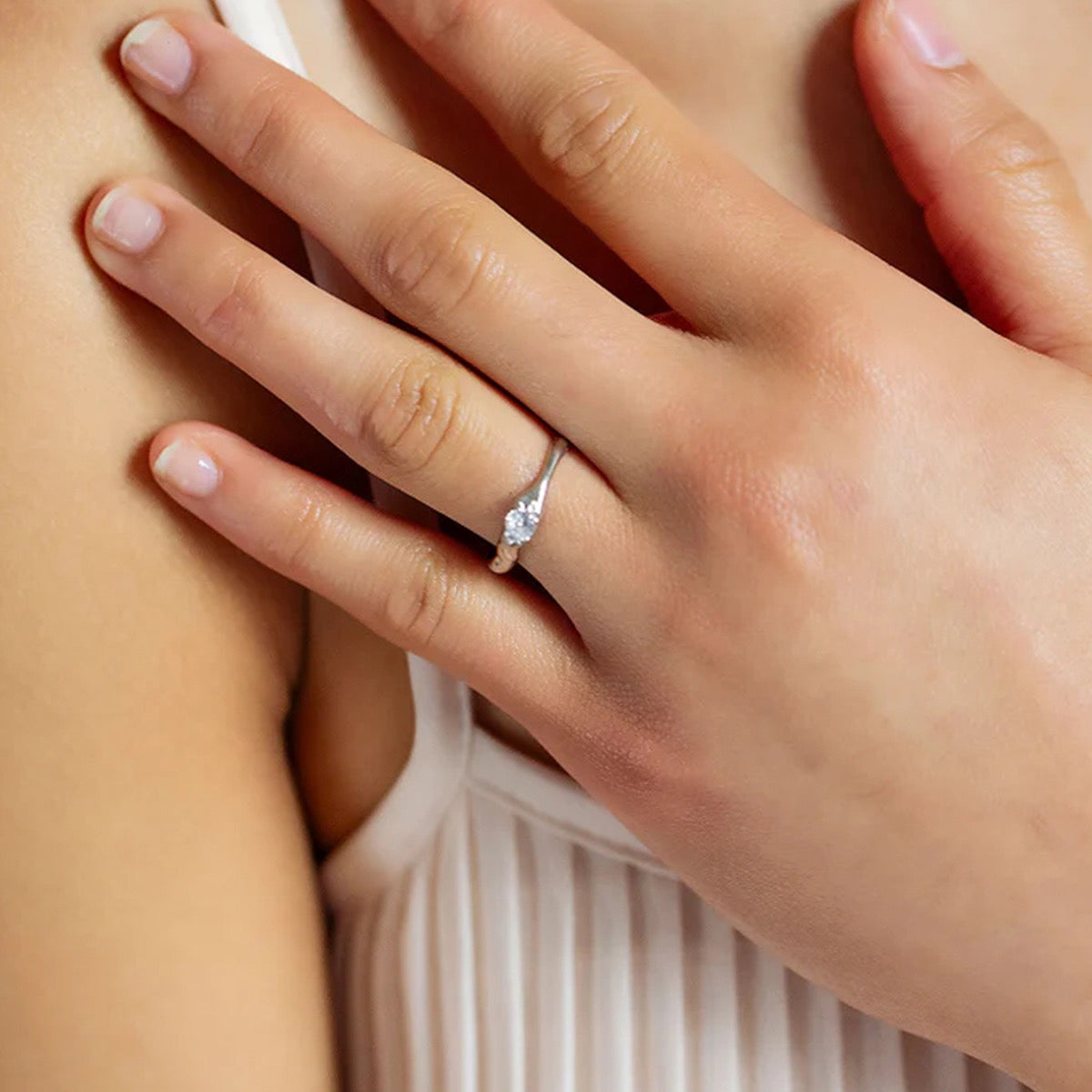 ANILLO NUBE DE CRISTAL
