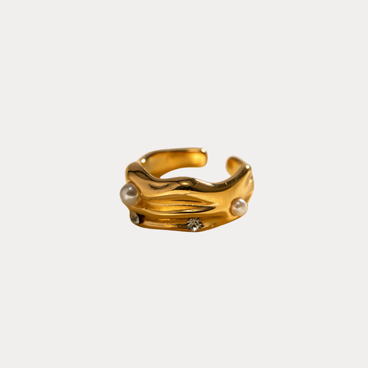 ANILLO DIADEMA DE PERLAS
