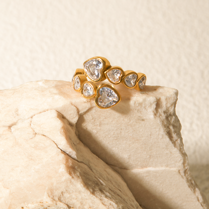 ANILLO CORAZÓN  DE HIELO