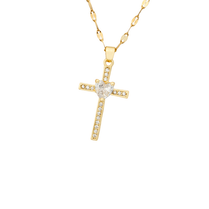 COLLAR CRUCIFIXO CIRCONITAS