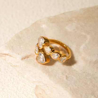 ANILLO CORAZÓN  DE HIELO